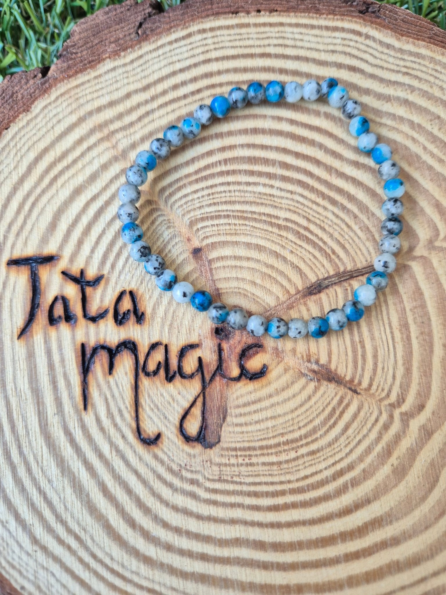 Pulsera K2 Registros Akashicos 4 mm JoyeriamineralespulserasTienda esotérica Málaga - La Tienda de Tata Magic: tienda Esotérica en Málaga